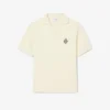 Loose Fit Badge Accent Fleece Polo