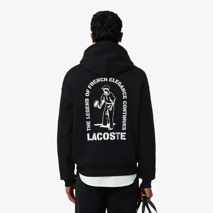 Loose Fit Printed Hoodie