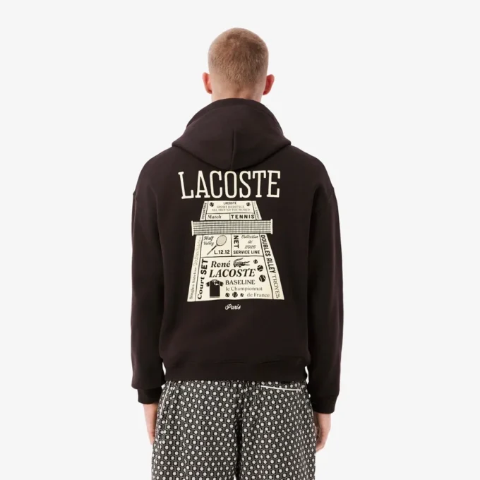 Loose Fit Printed Hoodie