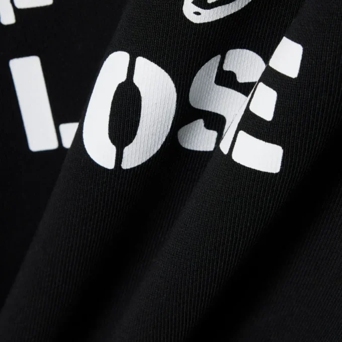 Loose Fit Printed Hoodie