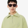 Loose Fit Zipped Neck Piqua Sweatshirt