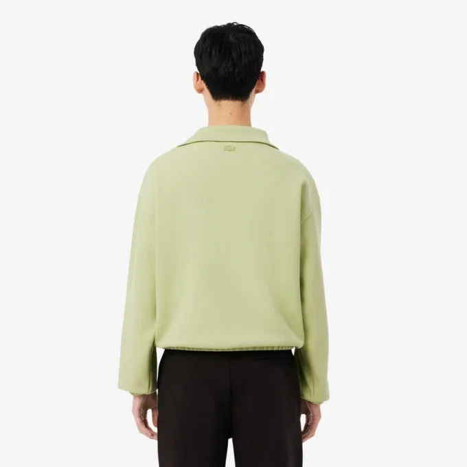 Loose Fit Zipped Neck Piqua Sweatshirt