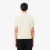 Made in France Badge Accent Polo Collar Sweater