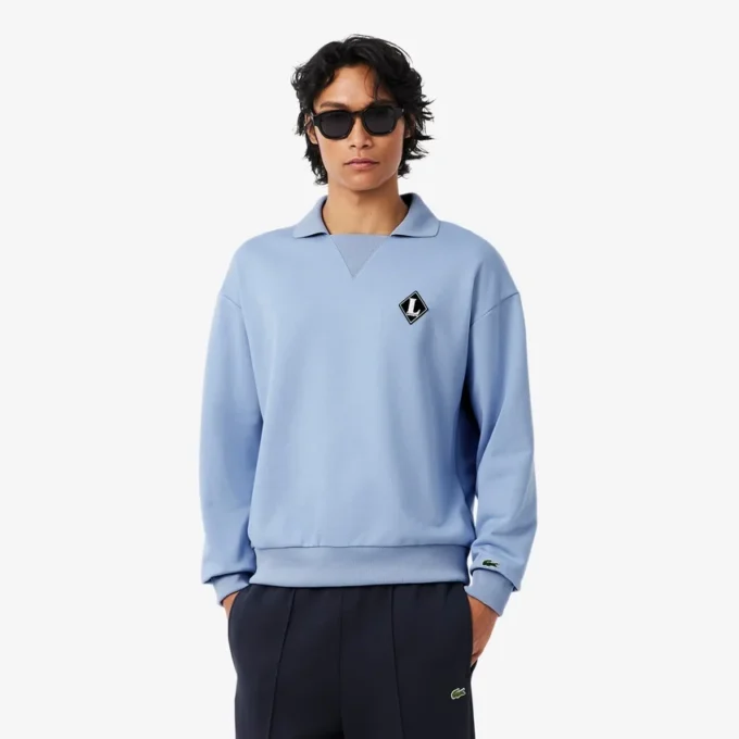 Made in France Polo Collar Sweatshirt