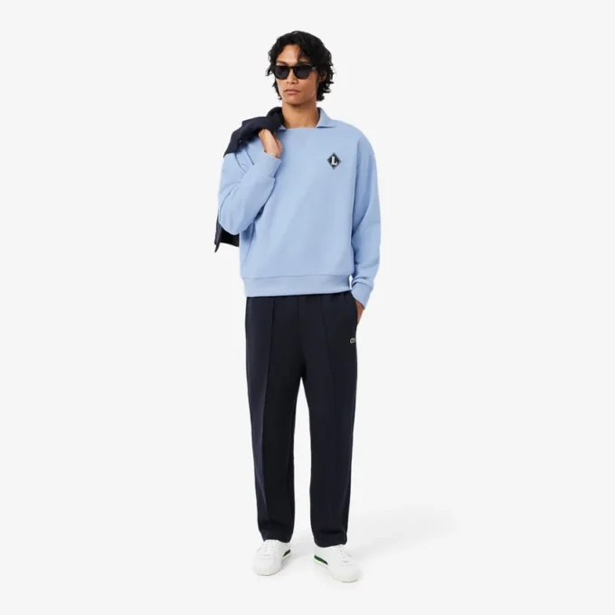 Made in France Polo Collar Sweatshirt