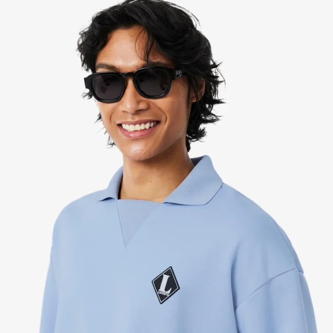 Made in France Polo Collar Sweatshirt