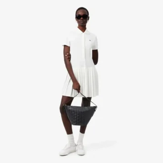 Maheki Embossed Leather Hobo Bag