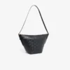 Maheki Embossed Leather Hobo Bag