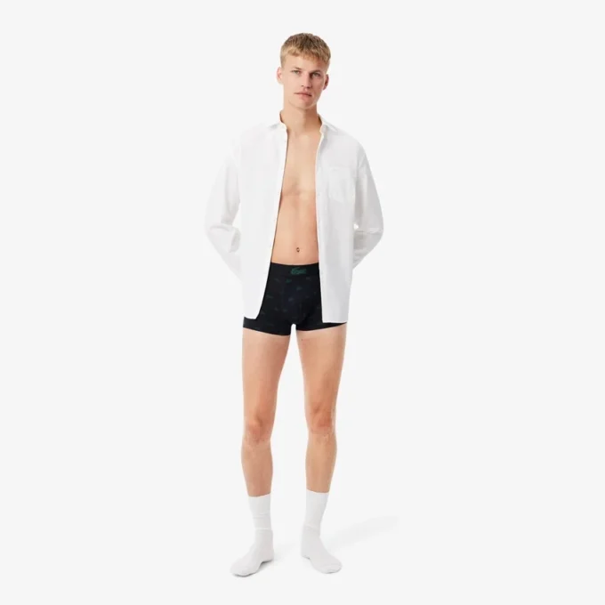 Men’s 3-Pack Crocodile Print Trunks