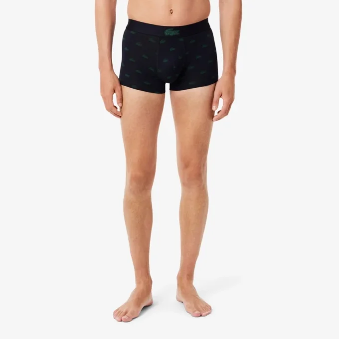 Men’s 3-Pack Crocodile Print Trunks
