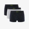 Men’s 3-Pack Crocodile Print Trunks