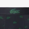 Men’s 3-Pack Crocodile Print Trunks