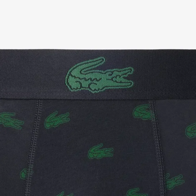 Men’s 3-Pack Crocodile Print Trunks