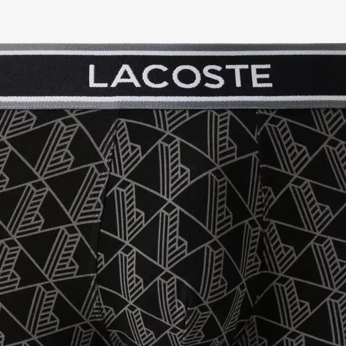 Men’s 3-Pack Monogram Print Boxer Briefs