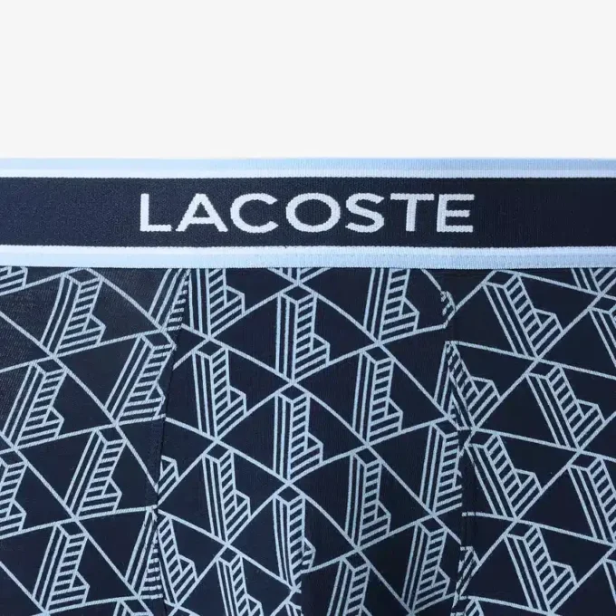 Men’s 3-Pack Monogram Print Boxer Briefs