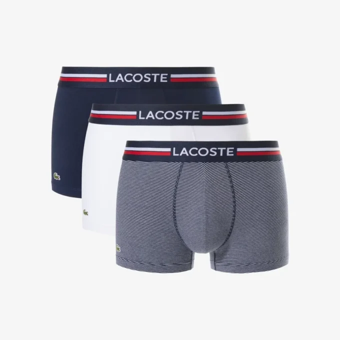 Men’s 3-Pack Multicolor Band Trunks