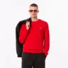 Men’s 3D Knit Cashmere Crew Neck Sweater