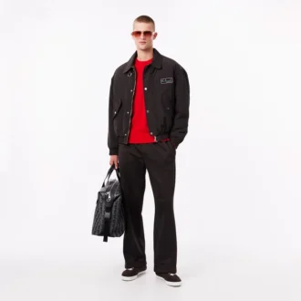 Men’s 3D Knit Cashmere Crew Neck Sweater
