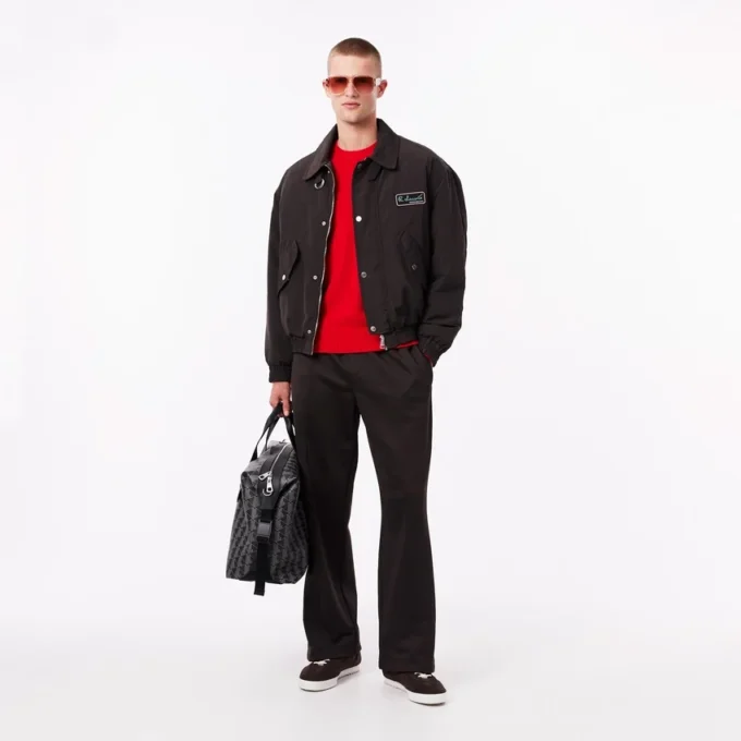 Men’s 3D Knit Cashmere Crew Neck Sweater