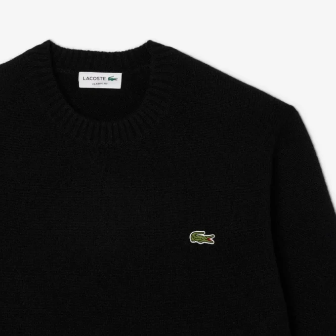 Men’s 3D Knit Cashmere Crew Neck Sweater