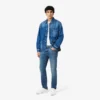 Men’s 5-Pocket Slim Fit Indigo Jeans