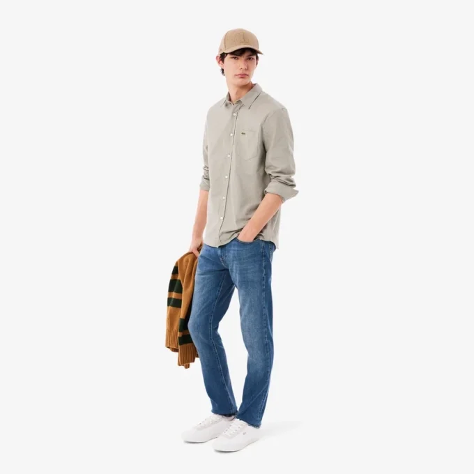 Men’s 5-Pocket Slim Fit Indigo Jeans