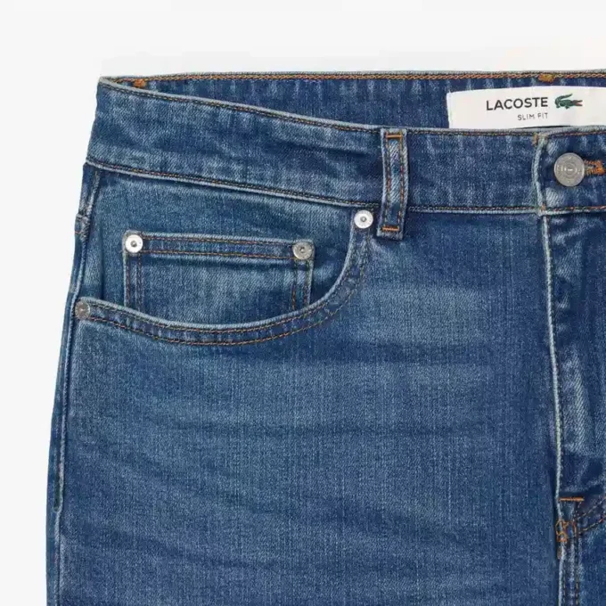 Men’s 5-Pocket Slim Fit Indigo Jeans