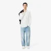 Men’s 5-Pocket Straight Cut Indigo Jeans