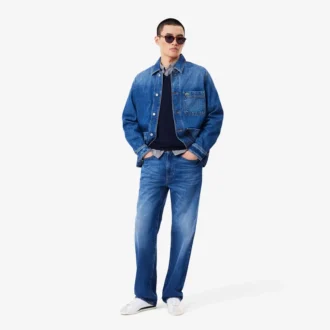 Men’s 5-Pocket Straight Cut Indigo Jeans