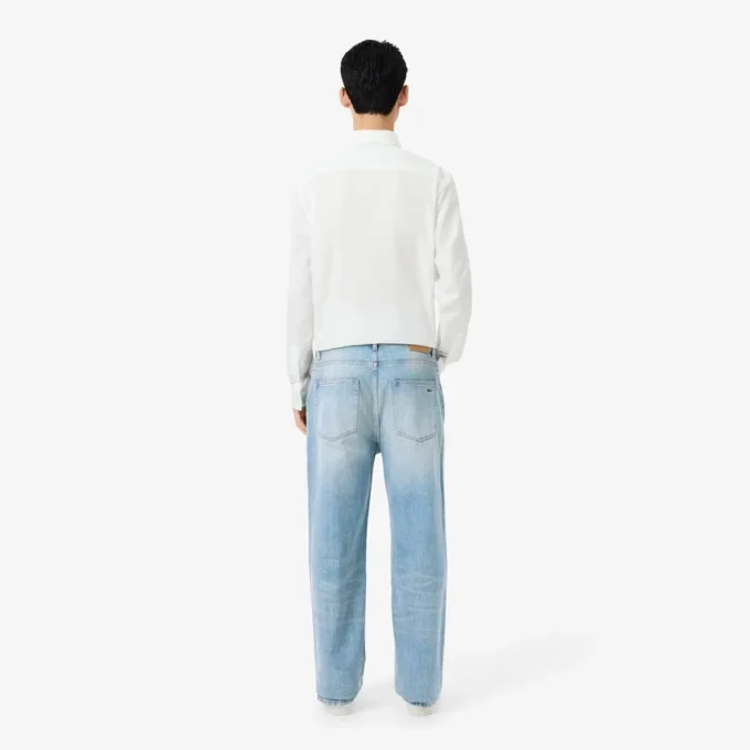 Men’s 5-Pocket Straight Cut Indigo Jeans