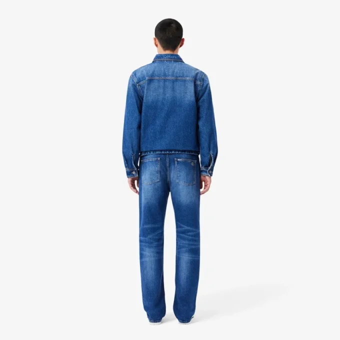 Men’s 5-Pocket Straight Cut Indigo Jeans