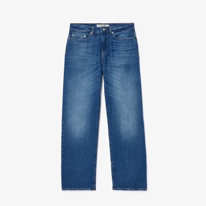 Men’s 5-Pocket Straight Cut Indigo Jeans