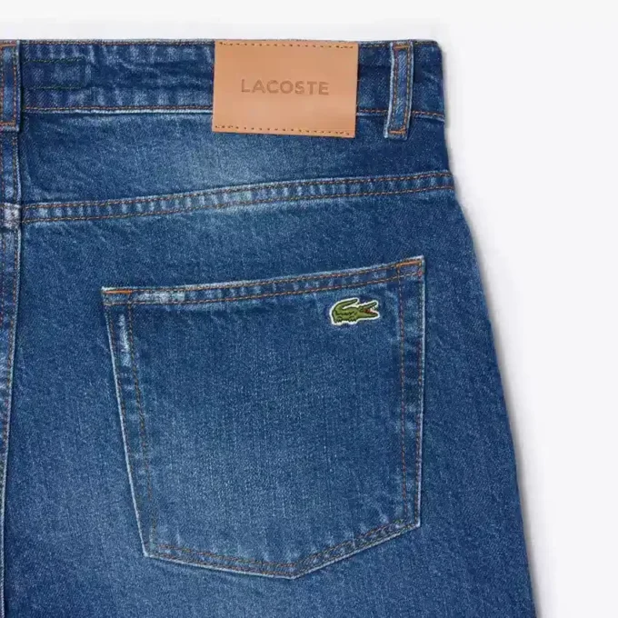 Men’s 5-Pocket Straight Cut Indigo Jeans