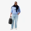 Men’s 5-Pocket Straight Cut Indigo Jeans