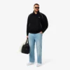 Men’s Badge Accent Wool Varsity Jacket
