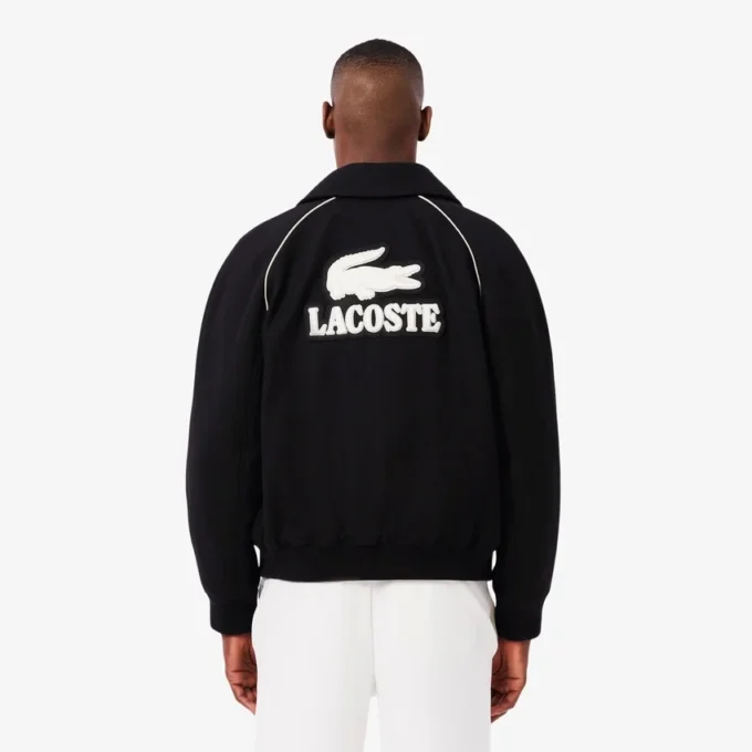 Men’s Badge Accent Wool Varsity Jacket