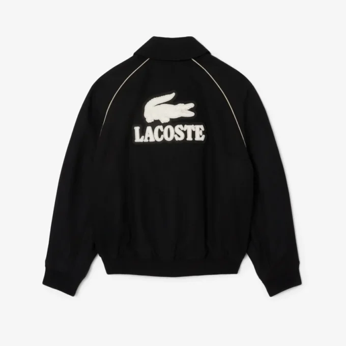 Men’s Badge Accent Wool Varsity Jacket