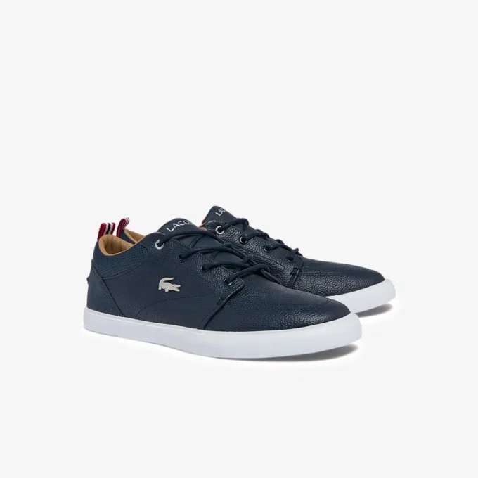Men’s Bayliss Leather Perforated Collar Sneakers