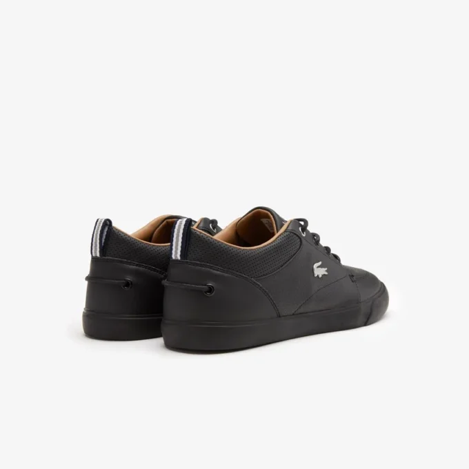 Men’s Bayliss Leather Perforated Collar Sneakers