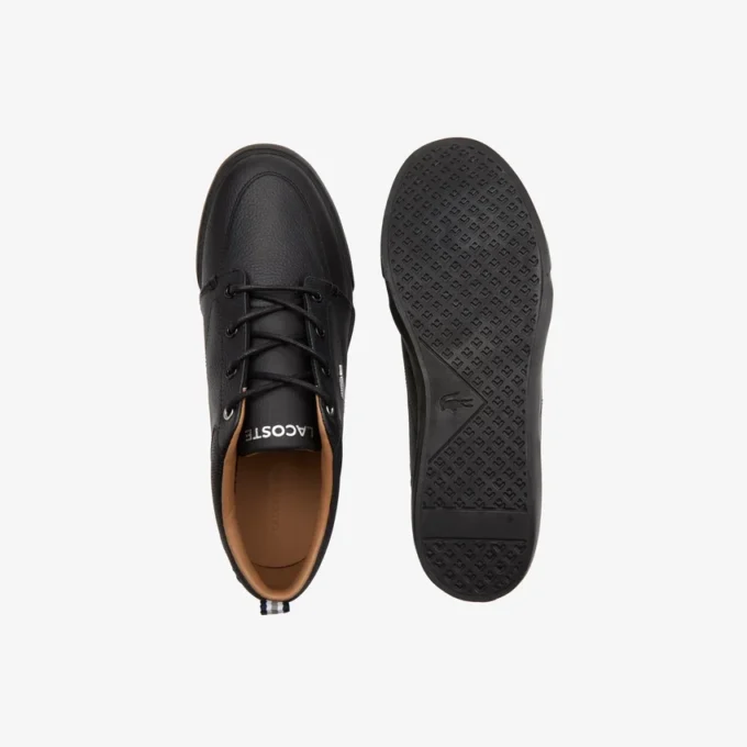Men’s Bayliss Leather Perforated Collar Sneakers