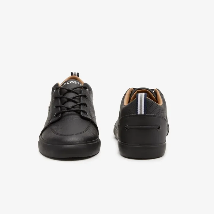 Men’s Bayliss Leather Perforated Collar Sneakers