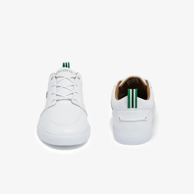 Men’s Bayliss Leather Perforated Collar Sneakers