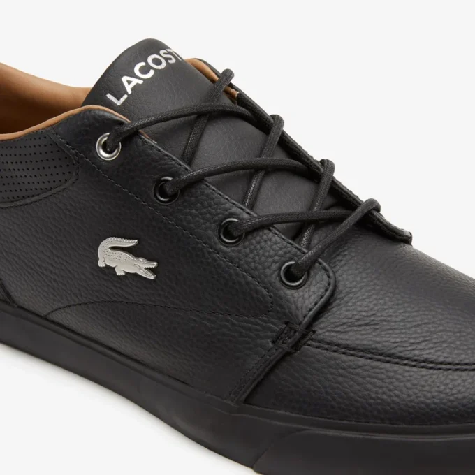Men’s Bayliss Leather Perforated Collar Sneakers