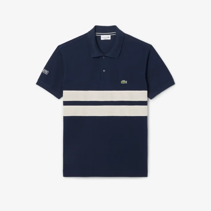 Men’s Bold Stripes Classic Fit L.12.12 Polo