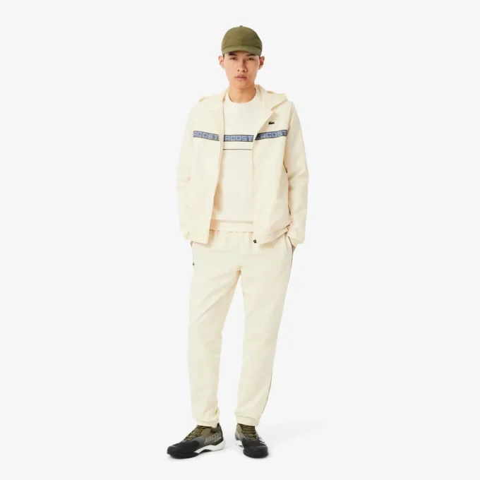 Men’s Branded Stripe Tennis Sweatshirt