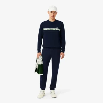 Men’s Branded Stripe Tennis Sweatshirt