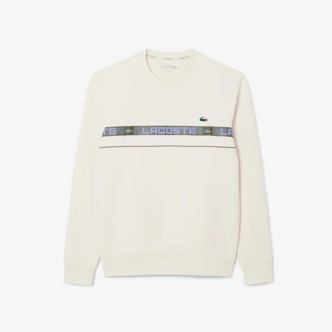 Men’s Branded Stripe Tennis Sweatshirt