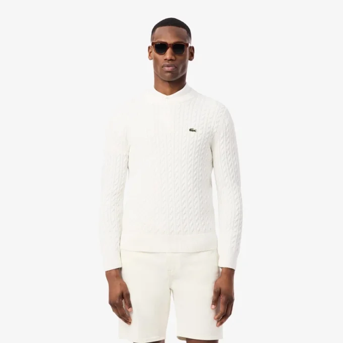 Men’s Cable Knit Cotton Sweater