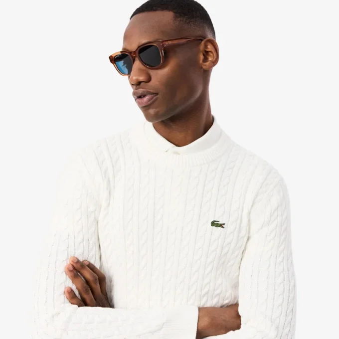 Men’s Cable Knit Cotton Sweater