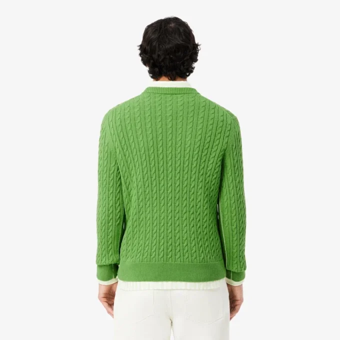 Men’s Cable Knit Cotton Sweater